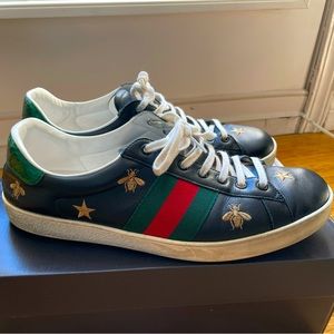Mens Gucci bee tennis shoes